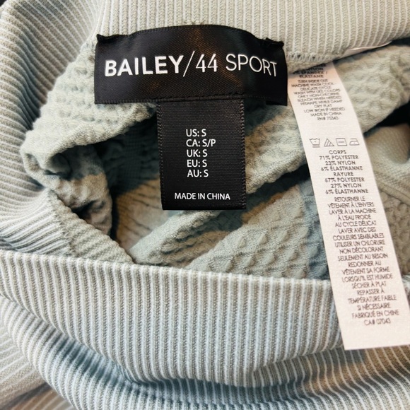Bailey 44 Sport NWT Workout Set Leggings and Zip up Jacket Size Small - Picture 14 of 14